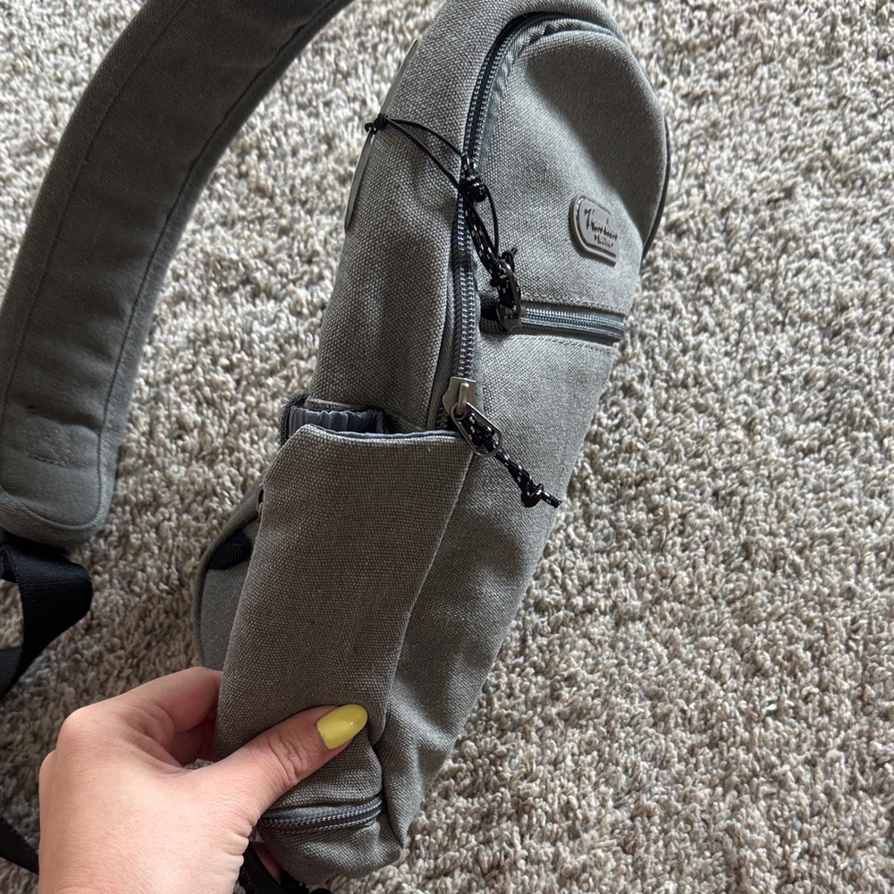 Travelon Gray Crossbody Sling Bag - Picture 4 of 4